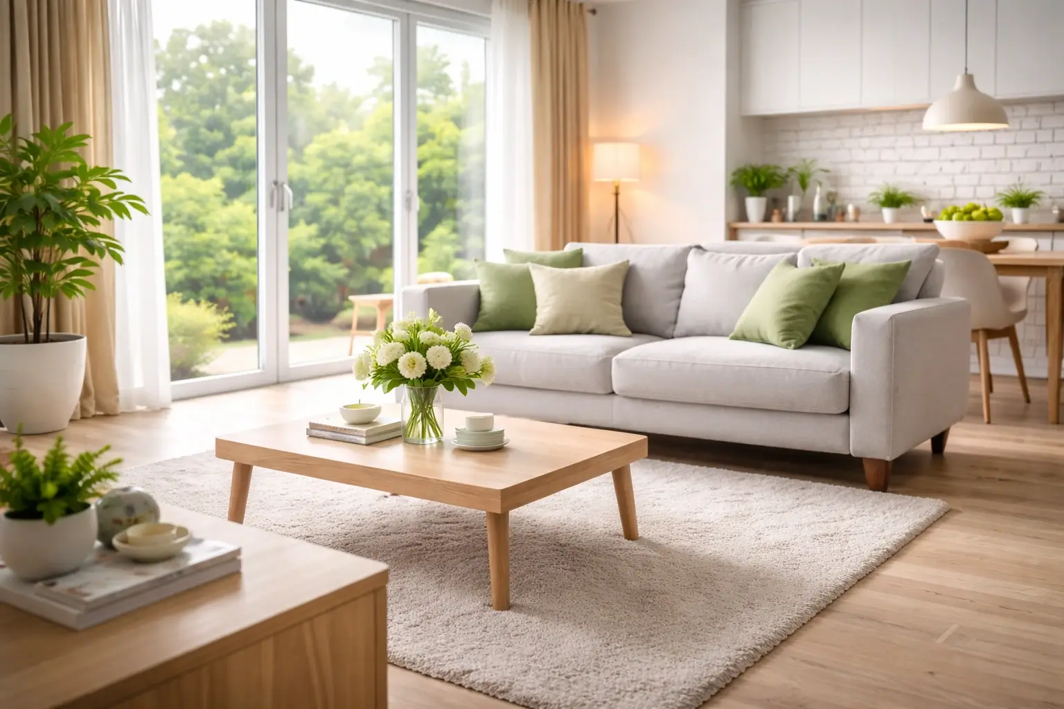Intérieur propre et soigné