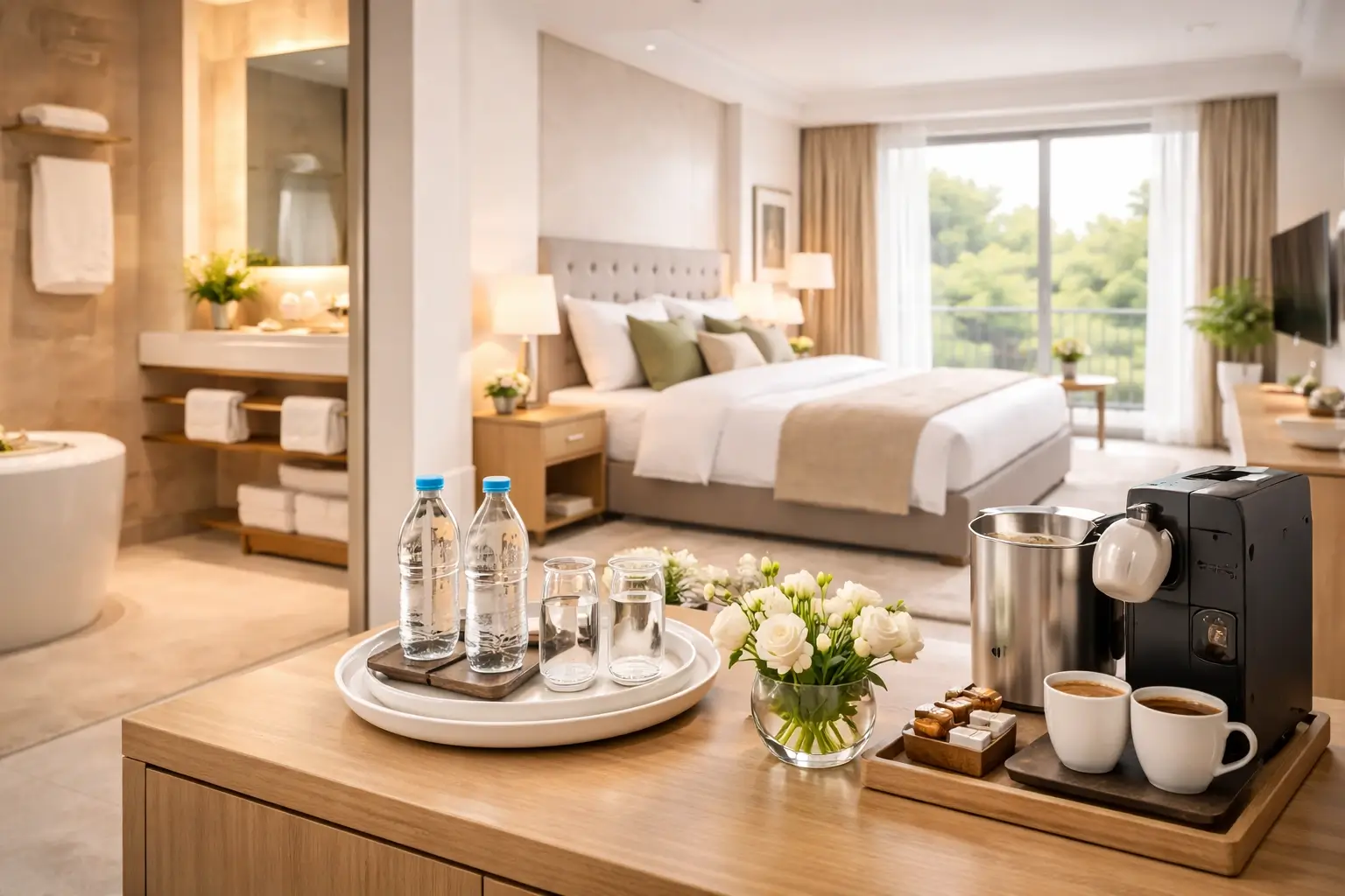 Chambre d’hôtel propre