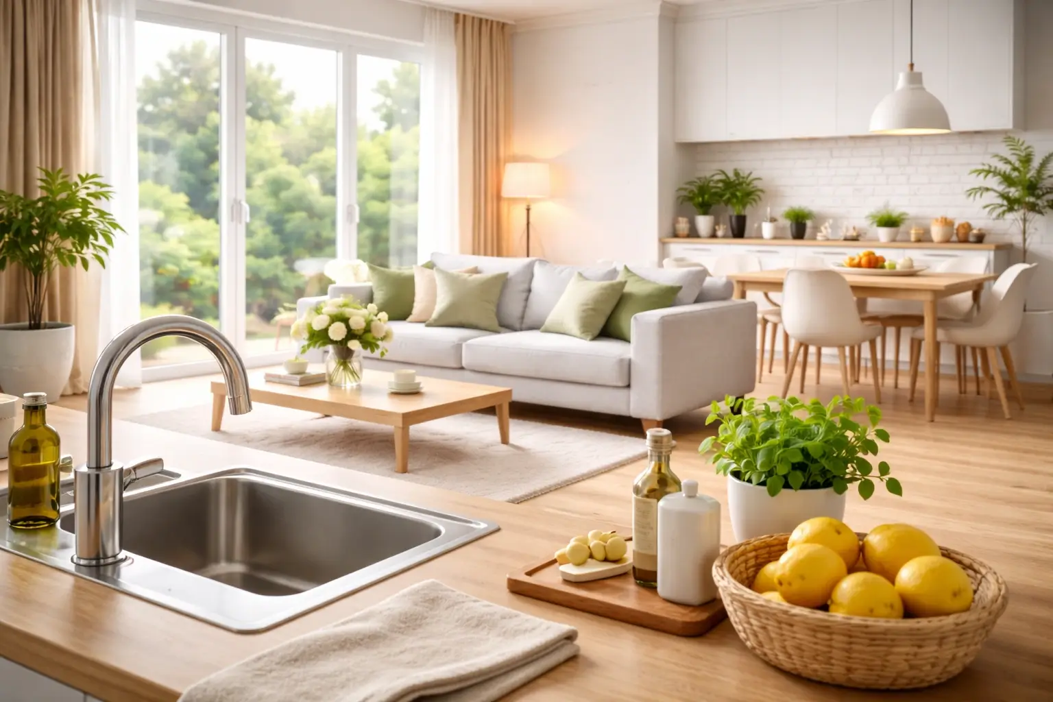 Intérieur propre et soigné